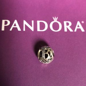 Pandora “B” Charm